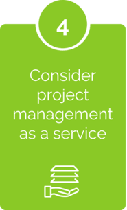 Consider project management as a service graphic